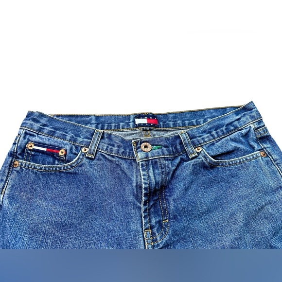 Vintage Tommy Hilfiger Jeans Y2K Straight Leg Denim Women’s 9/33 Made in Mexico - Picture 8 of 10